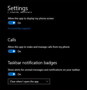 通过Windows 10的“Your Phone”应用在电脑上打电话